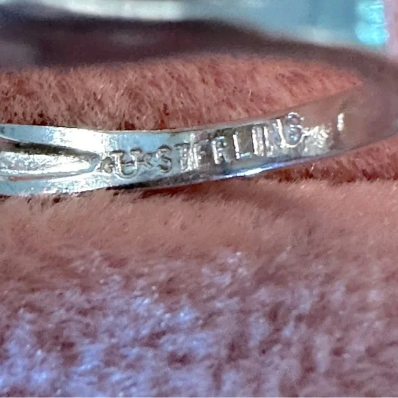 Vintage Faux Turquoise Mid Century Modern Statement Ring SZ 5 3/4 Elongated Oval - Picture 15 of 17